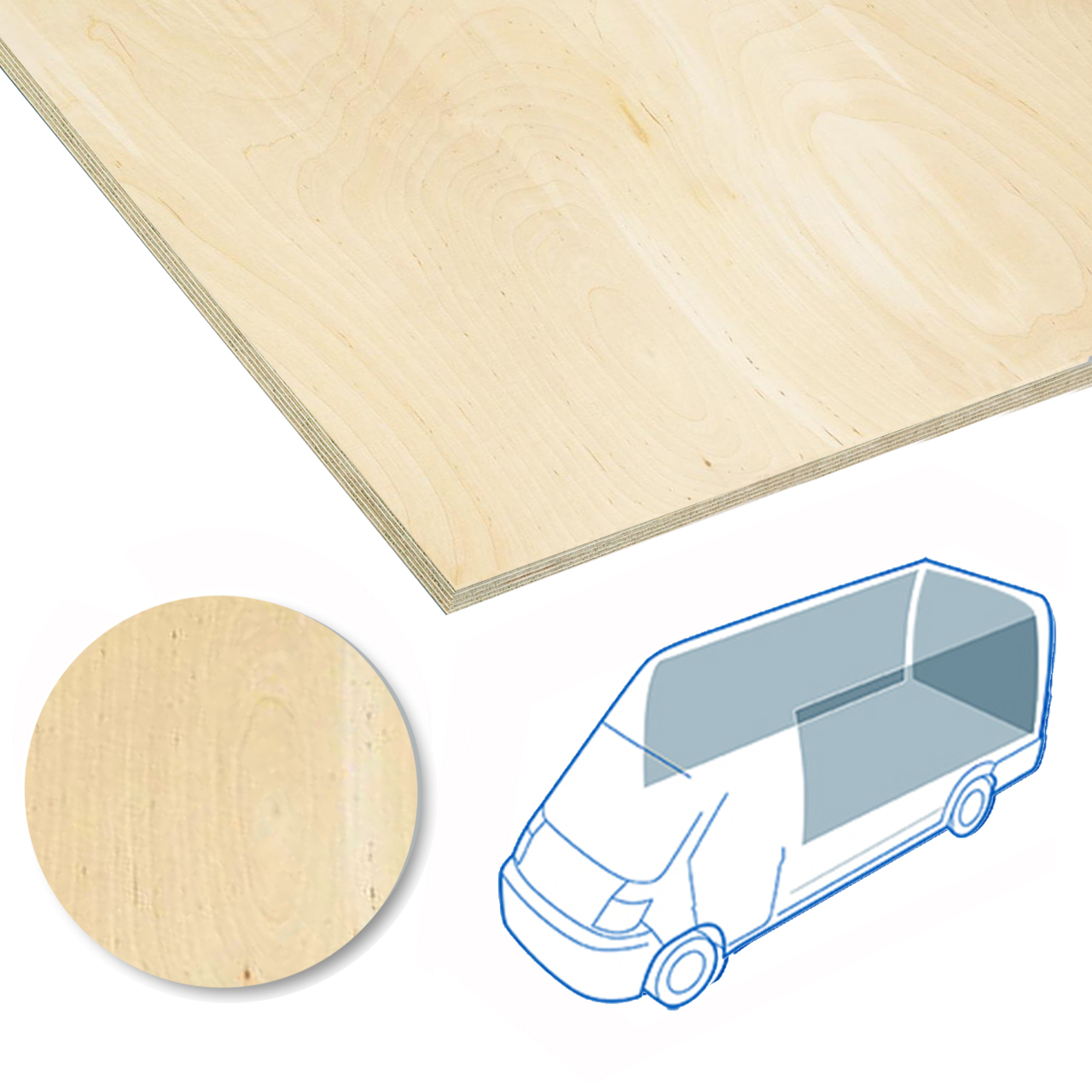 Capitonaj pereti KoskiStandard de 4 mm pentru MAN TGE RWD Standard/High roof L3H3 model 2017 -, cu tractiune spate si usi culisante pe partea dreapta, fara geamuri, suprafata de 7.51 mp