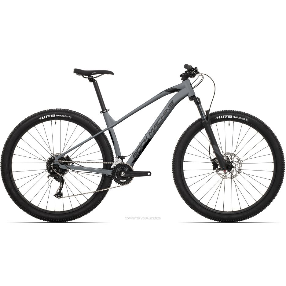Bicicleta Rock Machine Torrent 30-29 29 Matte Grey/Black 17.0 - (M)