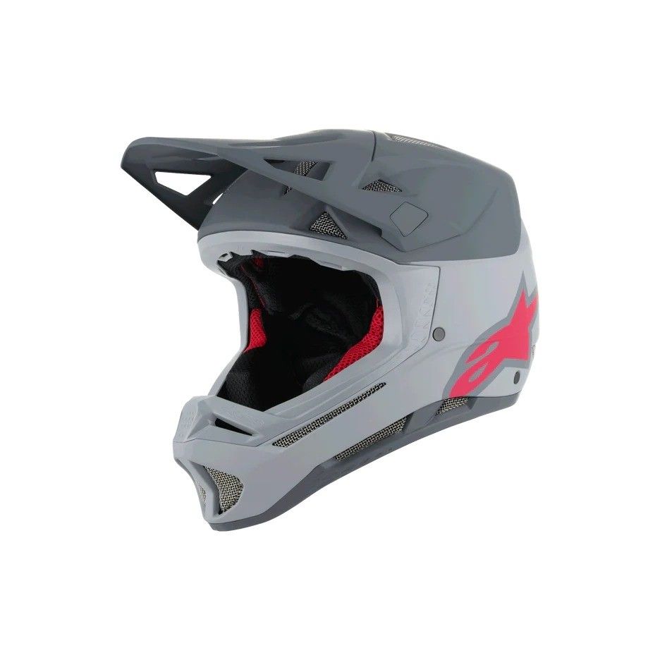 Casca Alpinestars Missile Tech Racer Helmet Light Gray Dark Gray Matt M