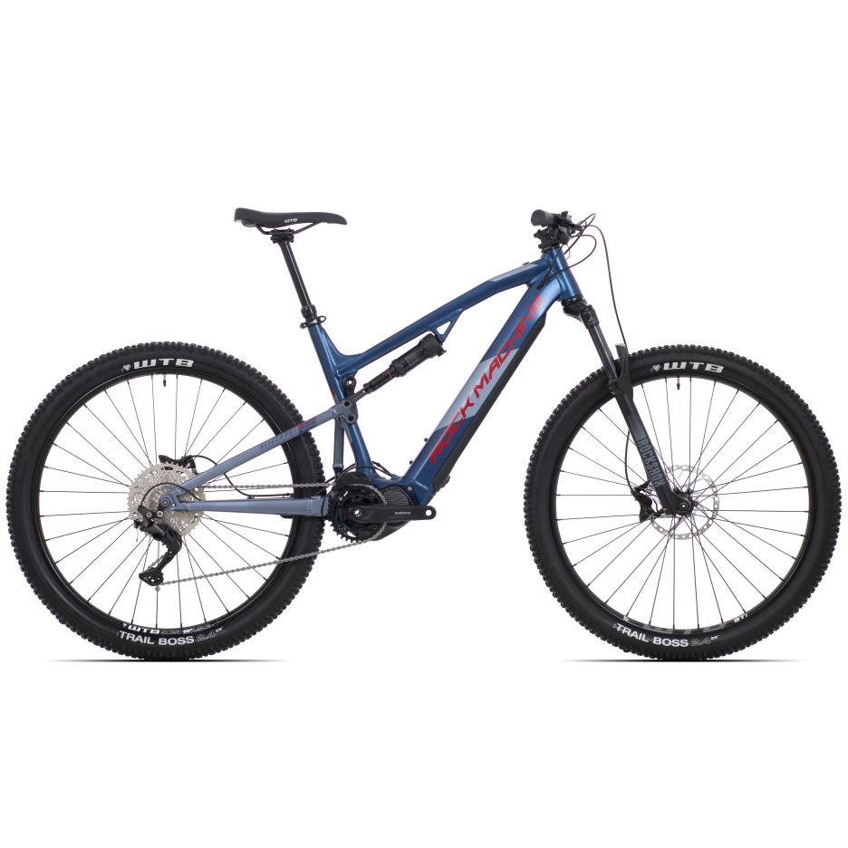 Bicicleta Electrica Rock Machine Blizzard INT e30-29 29 Matte Metallic Navy/Red/Grey 15.0 - (S)