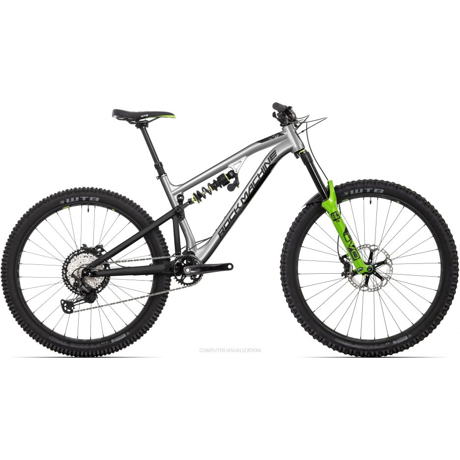 Bicicleta Rock Machine Blizzard 90-297 RZ 27.5 Gloss Silver/Black 17.0 - (M)