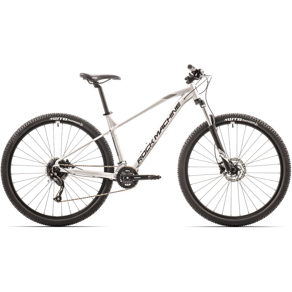 Bicicleta Rock Machine Manhattan 90-29 29 Gloss Silver/Black/Grey 21.0 - (XL)