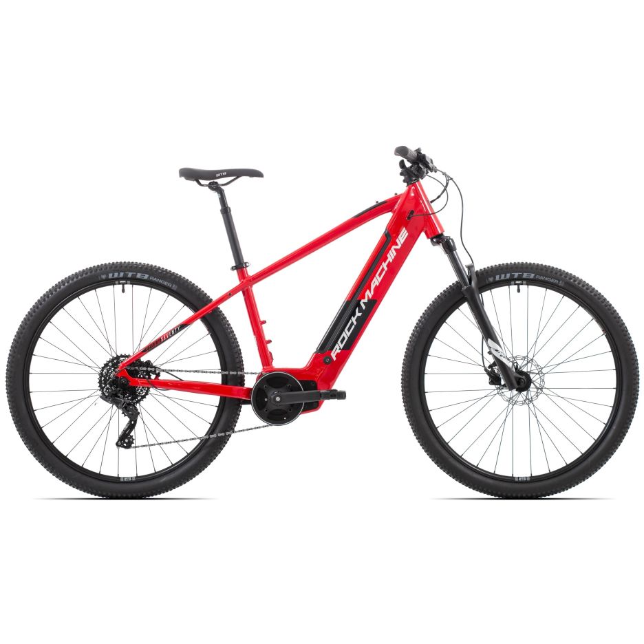 Bicicleta Electrica Rock Machine Storm INT e70-29 Gloss Red/Silver/Black 17.0 - (M)