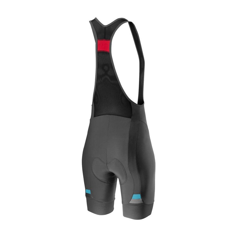 Pantaloni scurti cu bretele Castelli Prima de dama Negru S