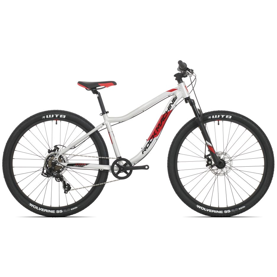 Bicicleta Rock Machine Storm 27 MD 27.5 Gloss Silver/Black/Red 15 - (S)