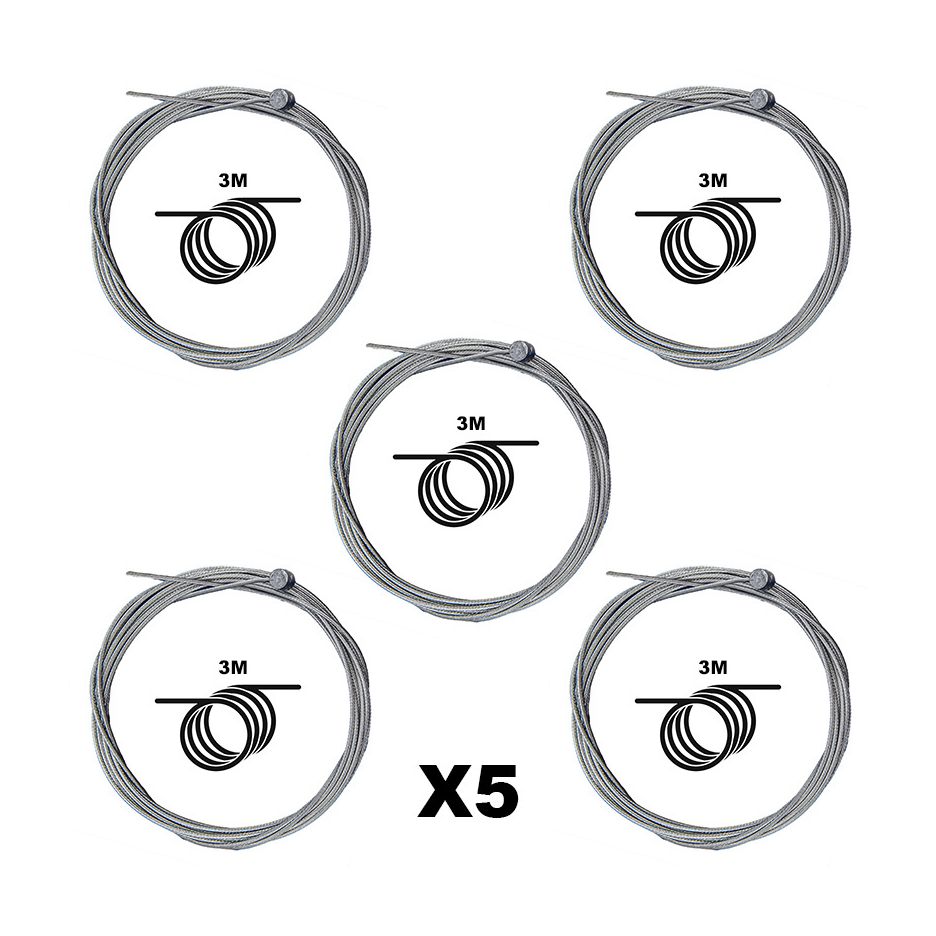 Cablu frana 3M pentru trotineta electrica - set 5 bucati