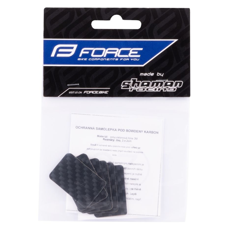 Protectii Cadru Force pentru Cabluri Set 6 bucati design din Carbon