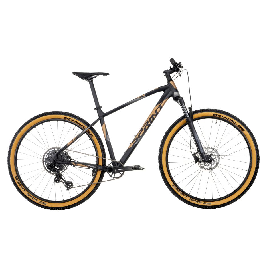 Bicicleta Sprint Apolon 12 29 Negru/Auriu 48cm