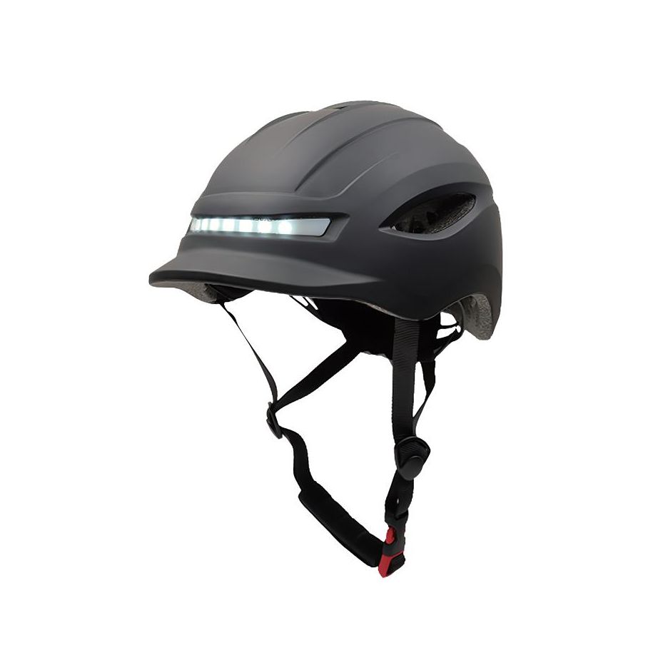 Casca cu lumini fata/spate si semnalizare CP02 Neagra One Size