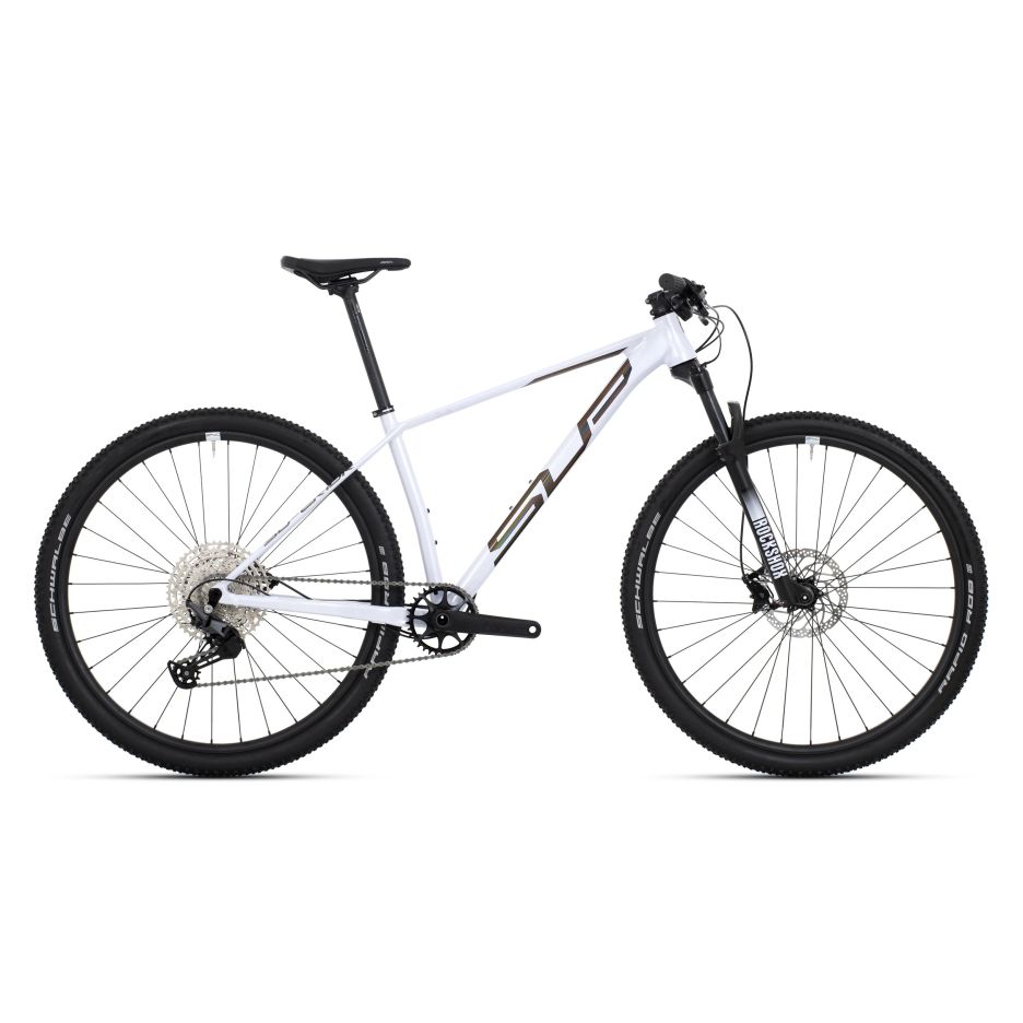 Bicicleta Superior XP 909 29 Gloss White/Hologram Black/Red 15.5 - (S)