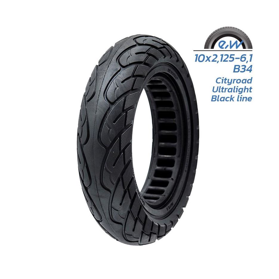 Anvelopa plina trotineta 10x2.125 Black Line