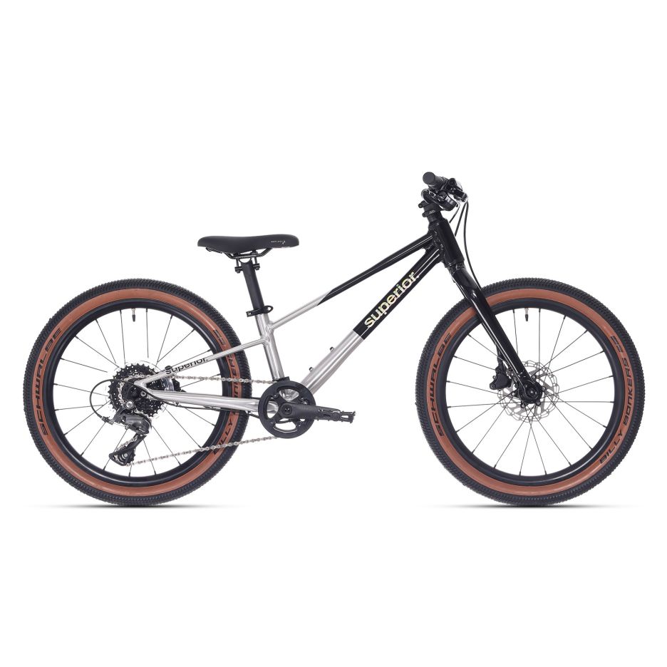 Bicicleta Superior TEAM 20 20 Gloss Brushed Alu/Rainbow Black