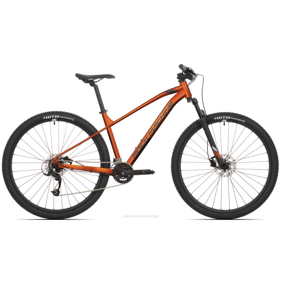 Bicicleta Rock Machine Manhattan 40-29 29 Gloss Metallic Orange/Black 17.0 - (M)