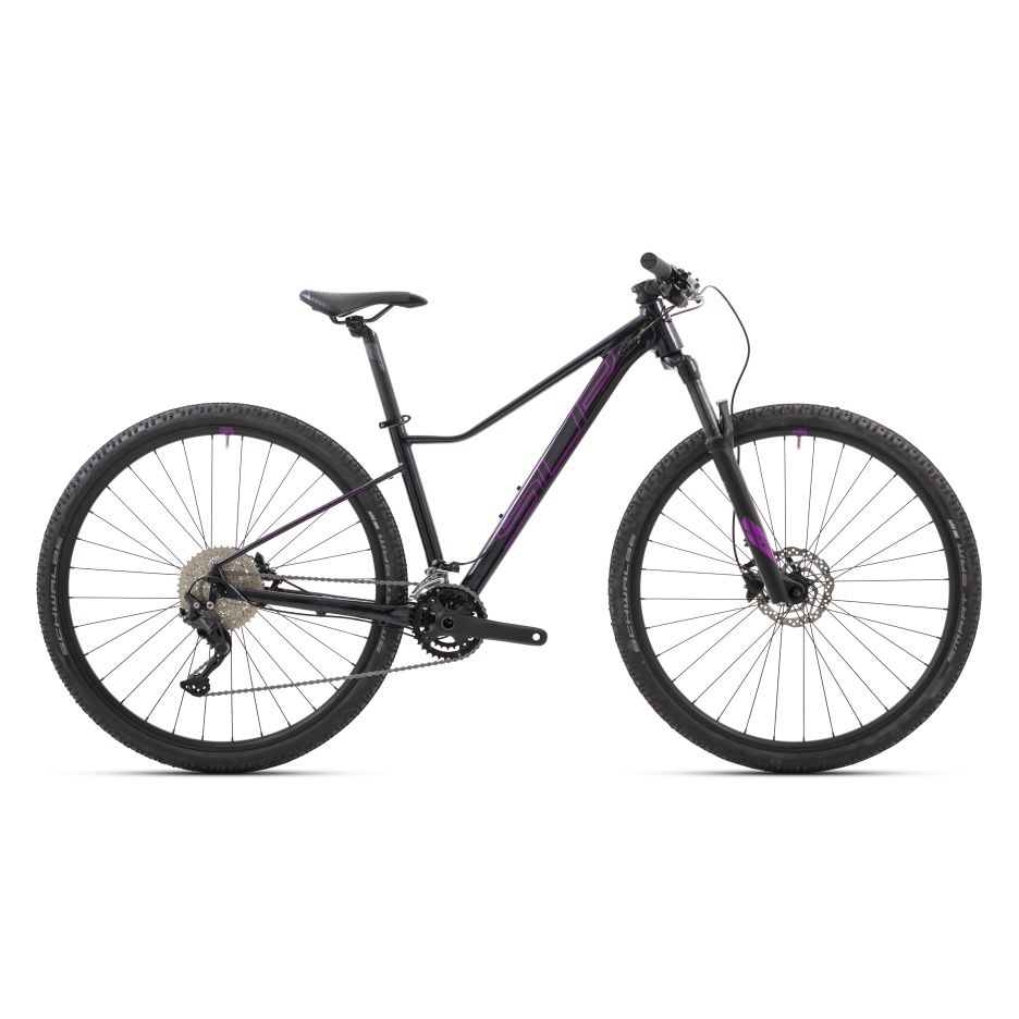 Bicicleta Superior XC 879 W 29 Gloss Black Rainbow/Purple 18.0 - (M)