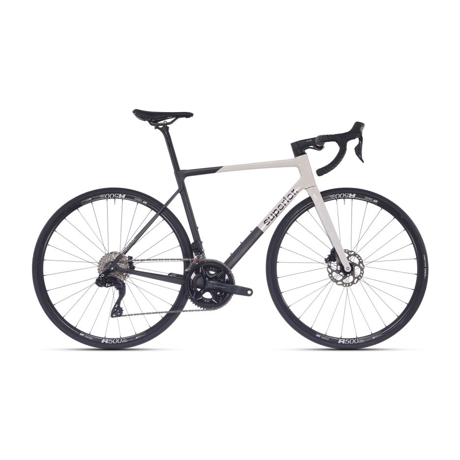 Bicicleta Superior RR 9.5 28 Matte Carbon/White 56cm - (L)