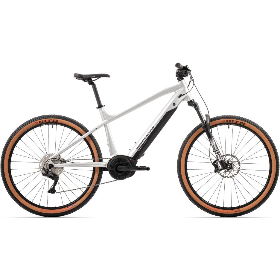 Bicicleta Electrica Rock Machine Torrent INT e70-29 B 29 Gloss Silver/Black/Silver 19.0 - (L)