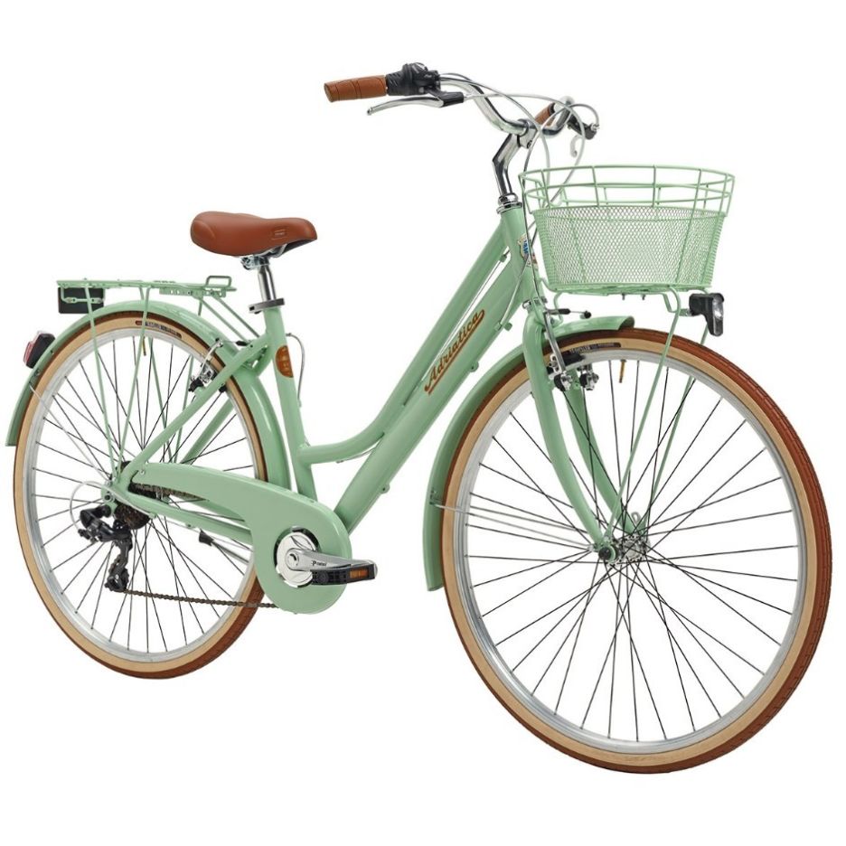 Bicicleta Adriatica Retro Lady 28 Verde 45 cm
