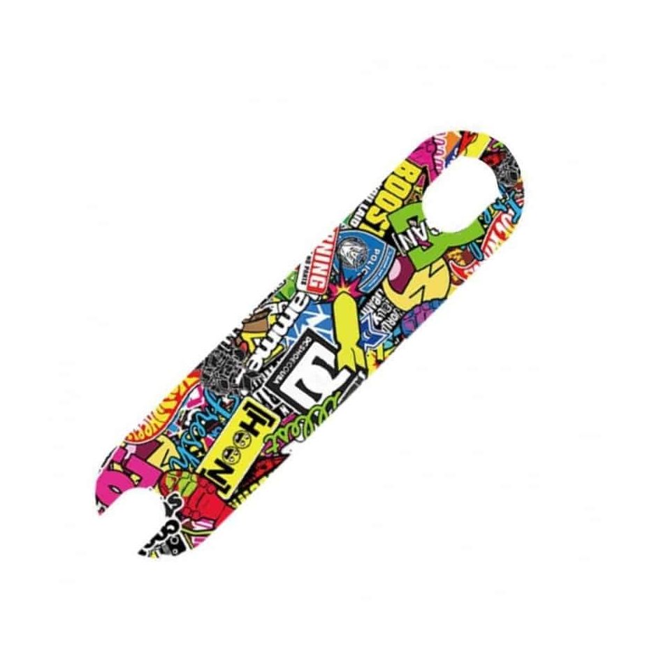 Baza antialunecare PVC pentru trotineta Xiaomi Pro si Pro 2 - Doodle Color