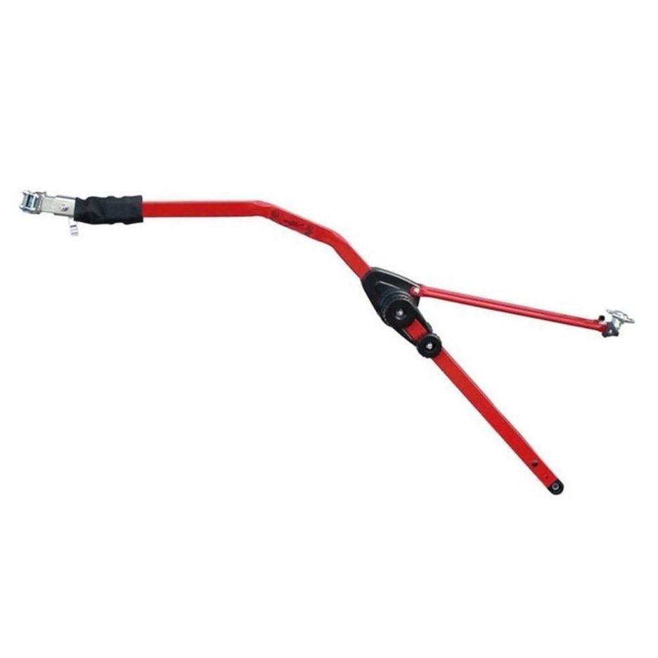 Accesoriu pentru atasarea bicicletei copilului in spatele bicicletei adultului Peruzzo Trail Angel, Rosu