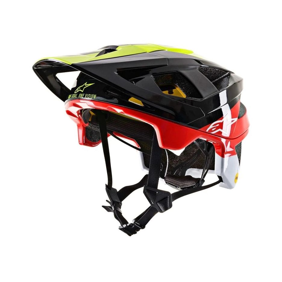 Casca Alpinestars Vector Tech Pilot Negru/Galben/Rosu M (55-59 cm)