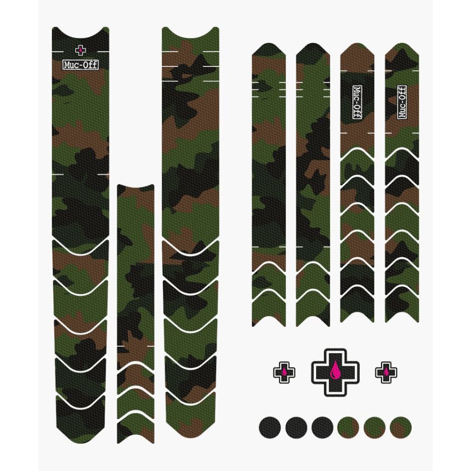 Set stickere protectie cadru Muc-Off Frame Protection Kit DH/Enduro/Trail Camo