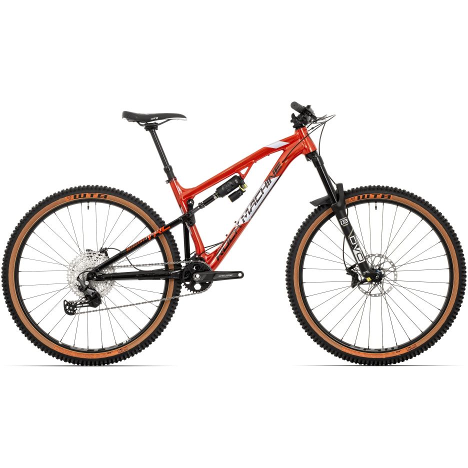 Bicicleta Rock Machine Blizzard TRL 70-29 29 Gloss Metallic Orange/Silver/Black 19.0 - (L)
