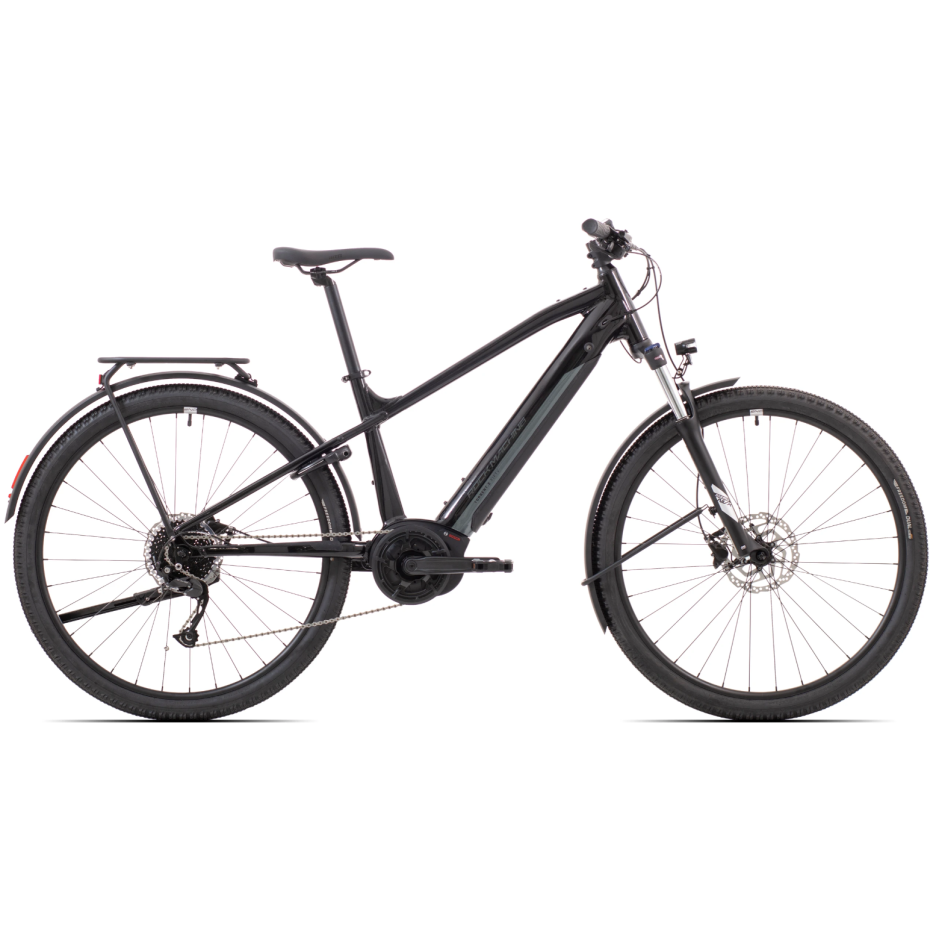 Bicicleta Electrica Rock Machine Torrent e50-29 B Touring 29 Gloss Black/Grey 17.0 - (M)