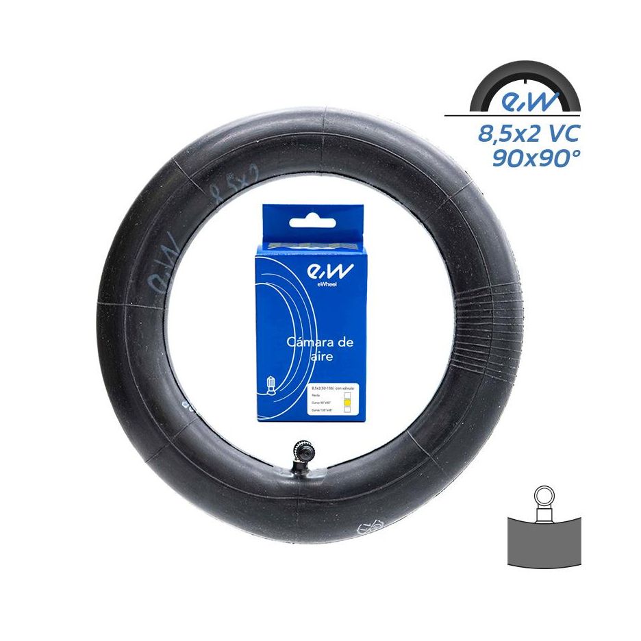 Camera trotineta electrica Xiaomi 8.5×2 (50-156) Valva curbata 90 grade