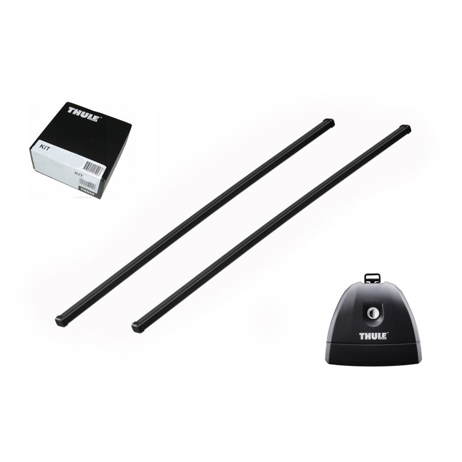 Bare transversale Thule Squarebar 108 pentru BMW 3-serie, 4 usi Sedan, model 1998-2001, 2002-2004, Sistem cu prindere in puncte fixe