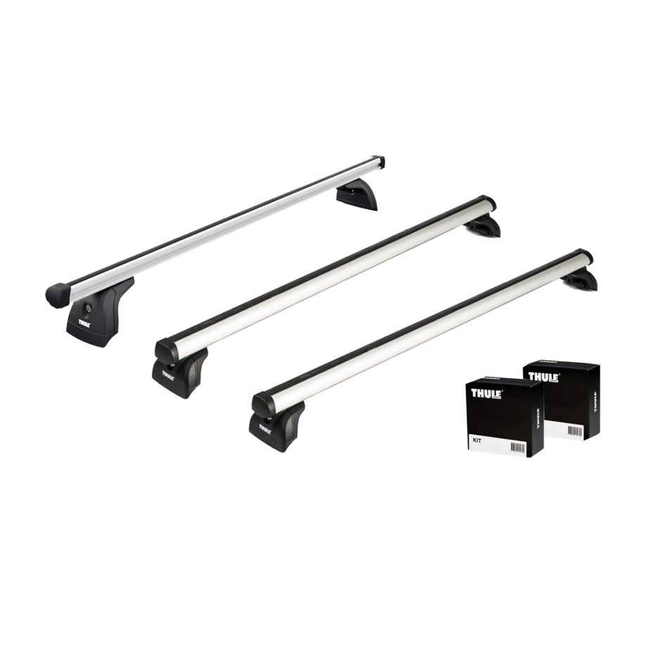 Kit Adattatore Portapacchi Thule Rapid System 1826 - Per Montaggio Su Tetto, Colore Nero