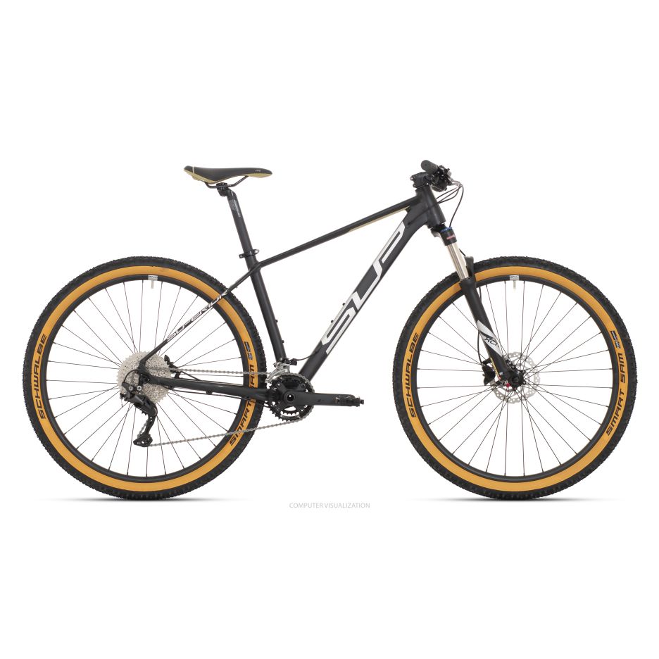 Bicicleta Superior XC 889 29 Matte Black/Silver/Olive 22.0 - (XL)
