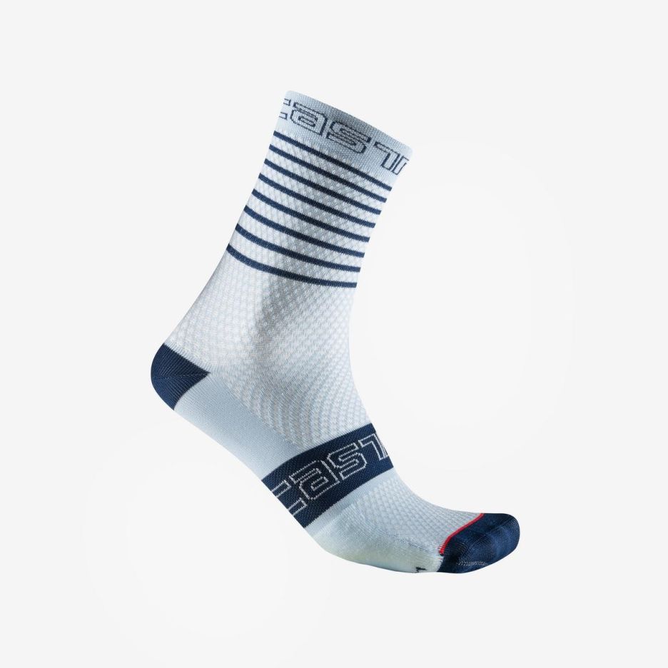 Sosete Castelli Superleggera W12 de dama Bleu/Bleumarin L/XL 39-41