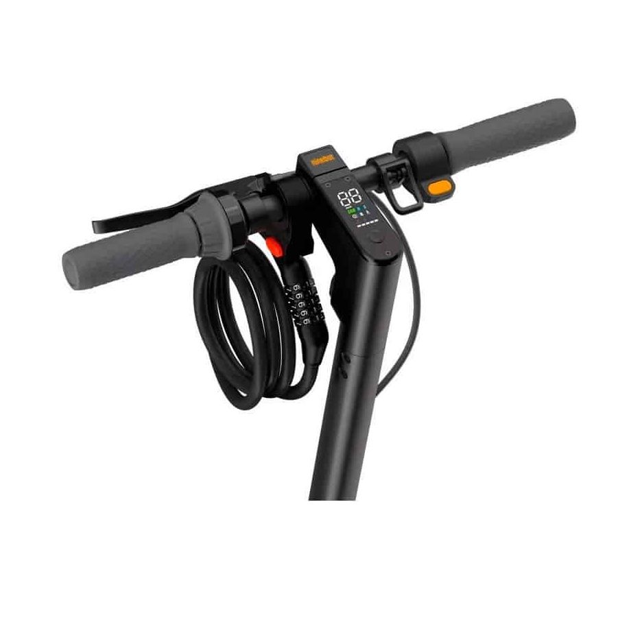 Lacat antifurt cu cifru pentru trotineta electrica cu suport pe ghidon