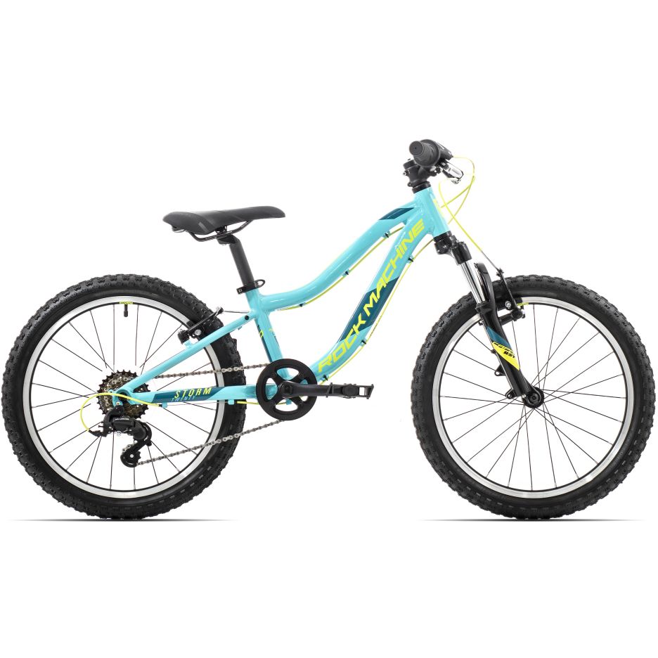 Bicicleta Rock Machine Storm 20 VB Gloss Neon Cyan/Yellow/Petrol