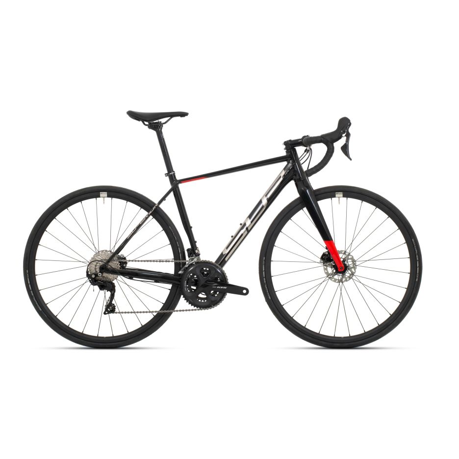 Bicicleta Superior X-ROAD Issue Black Metallic/Chrome Silver/Team Red 56cm - (L)