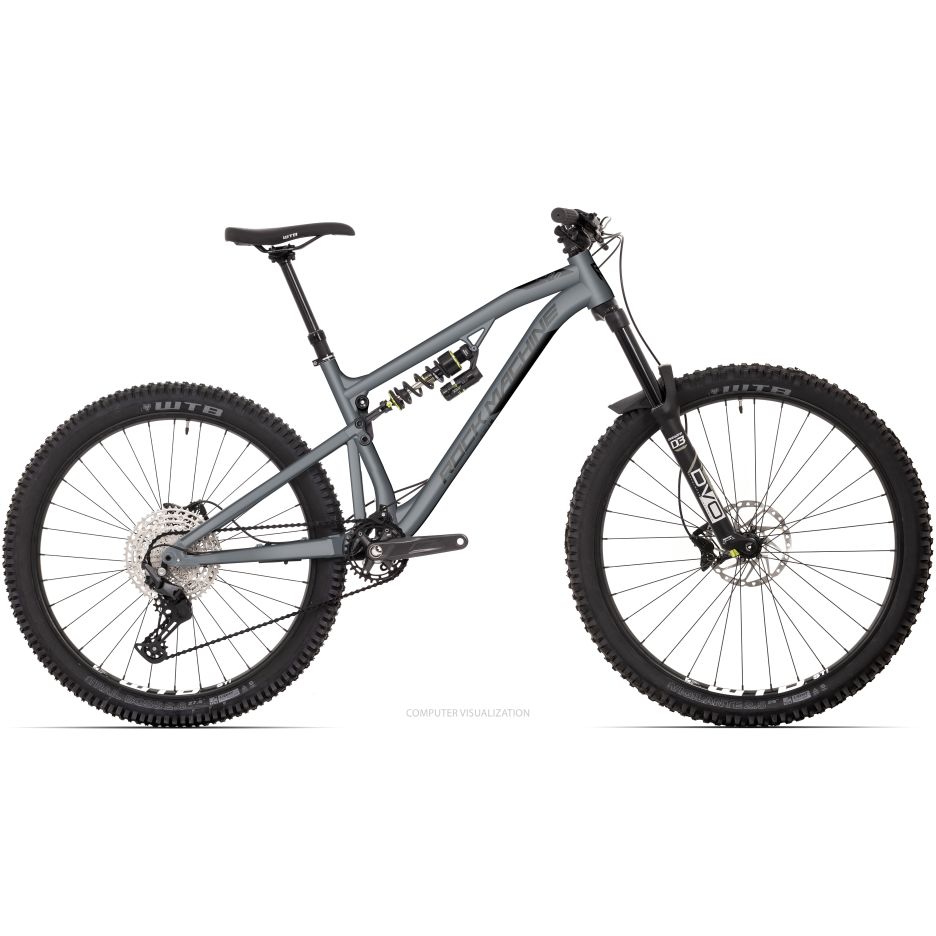 Bicicleta Rock Machine Blizzard 50-297 27.5 Matte Grey/Black 17.0 - (M)