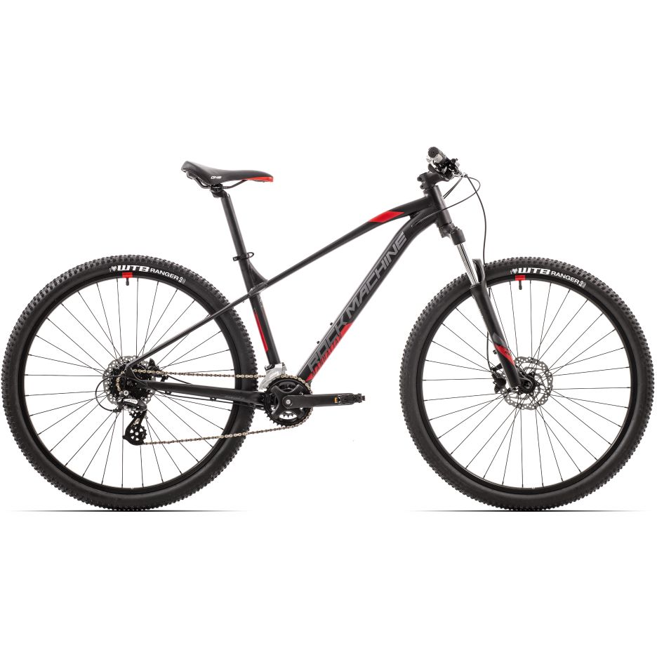 Bicicleta Rock Machine Manhattan 70-29 29 Matte Black/Grey/Red 17.0 - (M)
