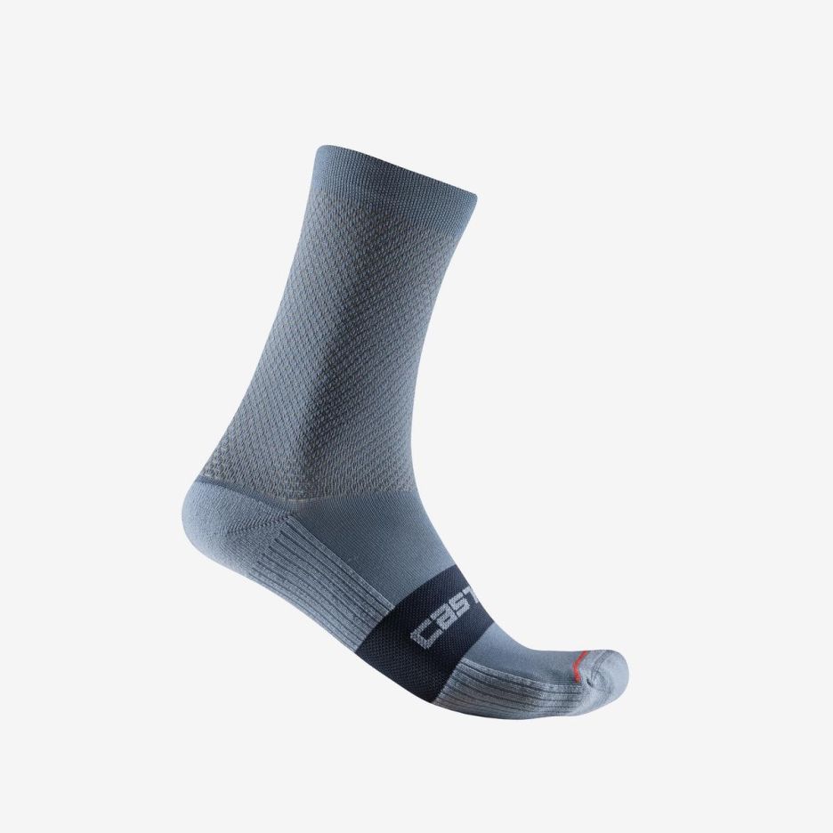 Sosete Castelli Espresso 15 Bleu/Bleumarin S/M 36-39