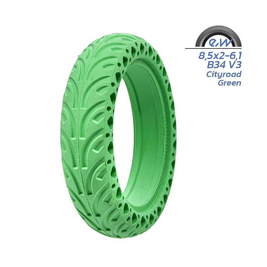 Anvelopa plina trotineta Model V3 8.5×2 pentru Xiaomi - Verde