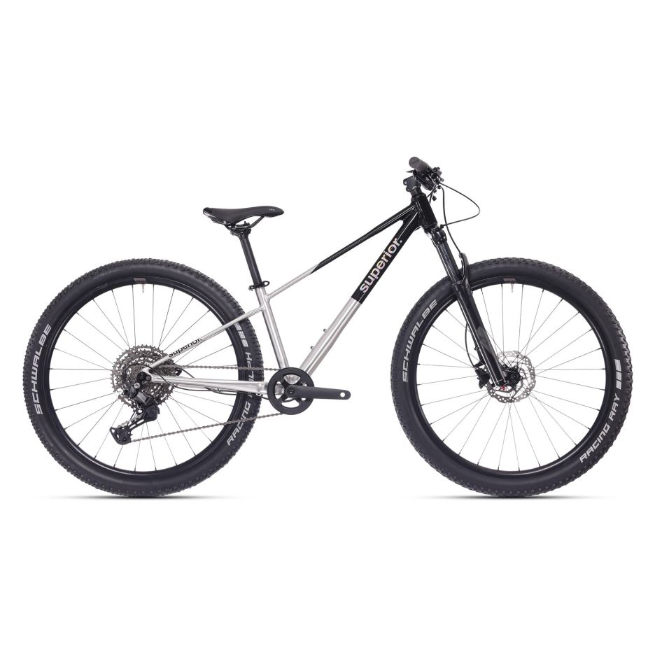 Bicicleta Superior TEAM 27.3 27.5 Gloss Brushed Alu/Rainbow Black 15.5 - (S)