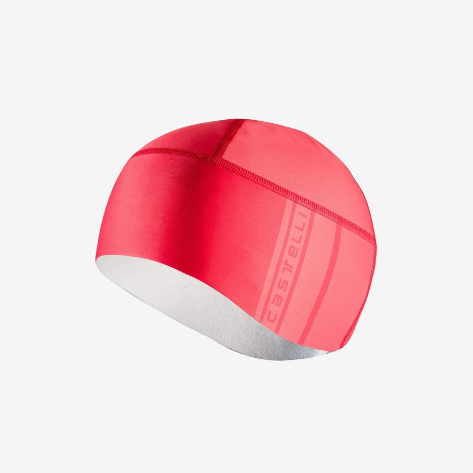 Caciulita sub casca Castelli Pro Thermal 2 W Skully de dama Rosu Uni