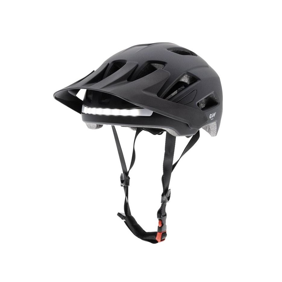 Casca cu lumini fata/spate si semnalizare CP04 Neagra L