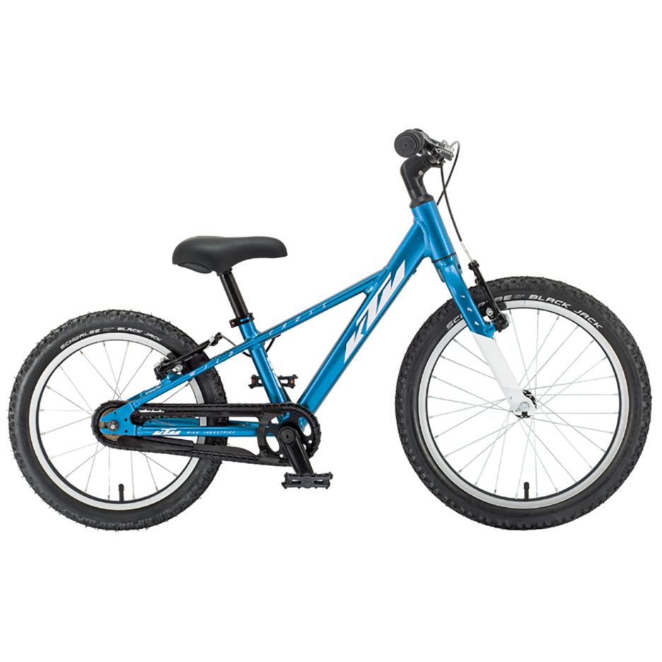 bicicleta copii KTM Wild Cross 16 albastru alb