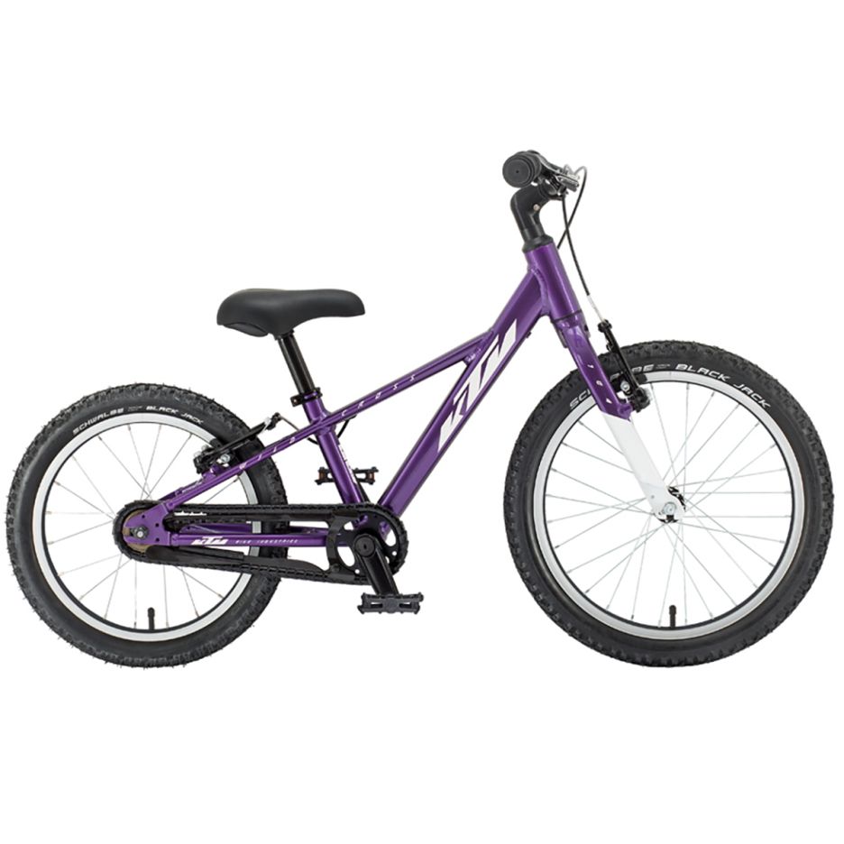 Bicicleta copii KTM Wild Cross 16 mov alb