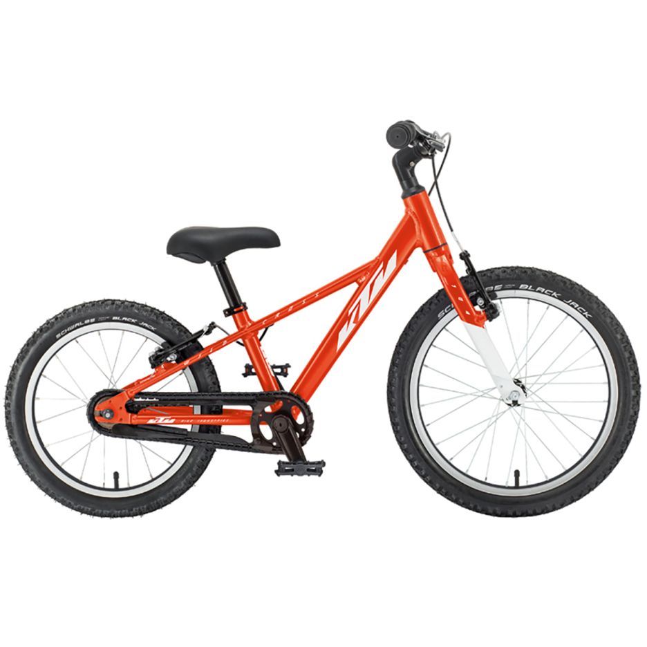 Bicicleta copii KTM Wild Cross 16 portocaliu alb