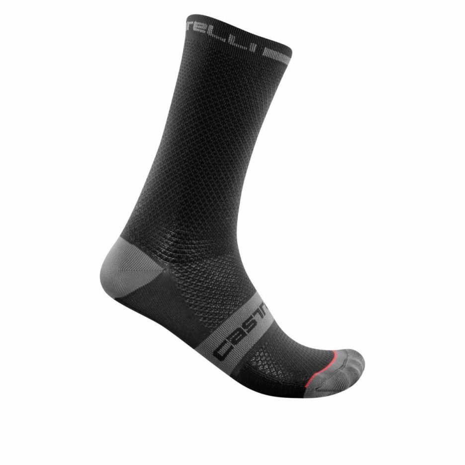 Sosete Castelli Superleggera T18 Negru L/XL 40-43