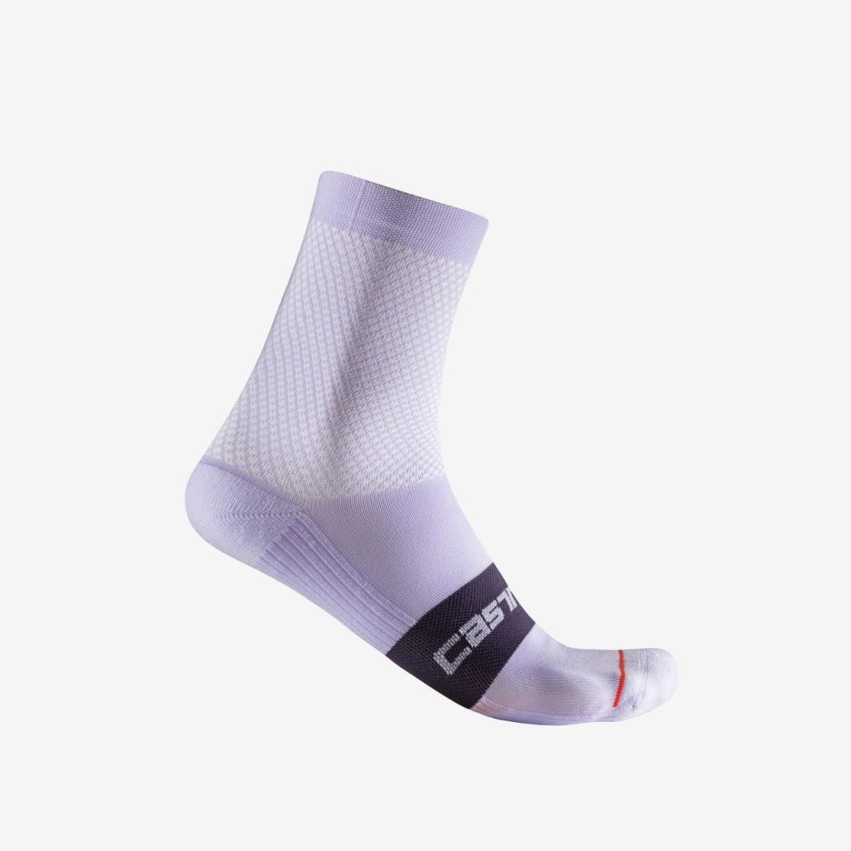 Sosete Castelli Espresso W 12 de dama Violet S/M 35-38