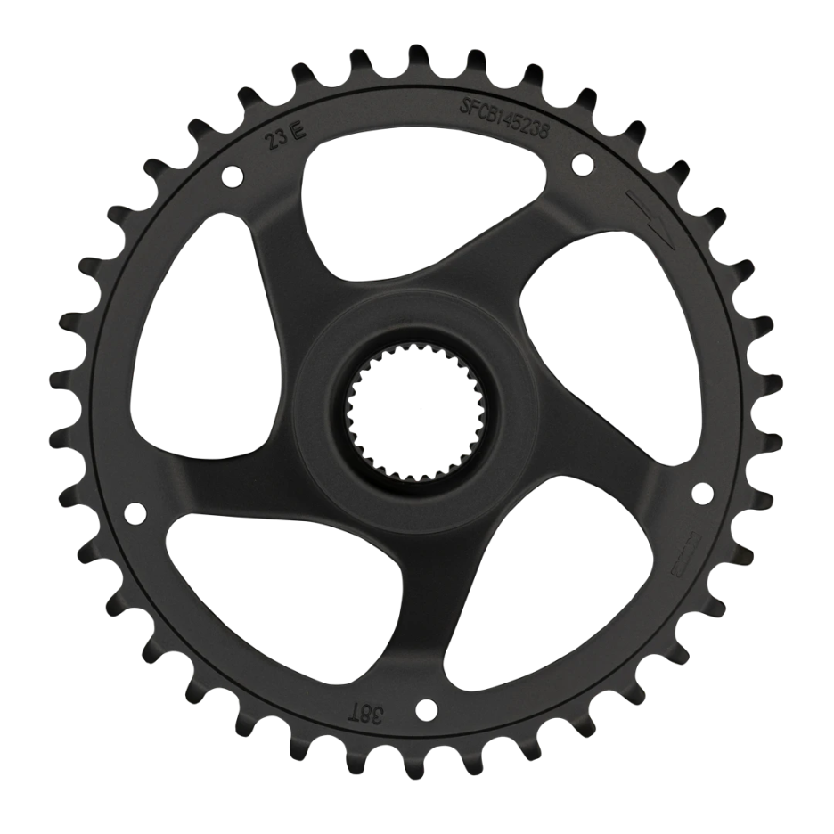 Placa pedalier KMC Bosch Gen 4 Super Narrow 47.5mm 38T  Neagra