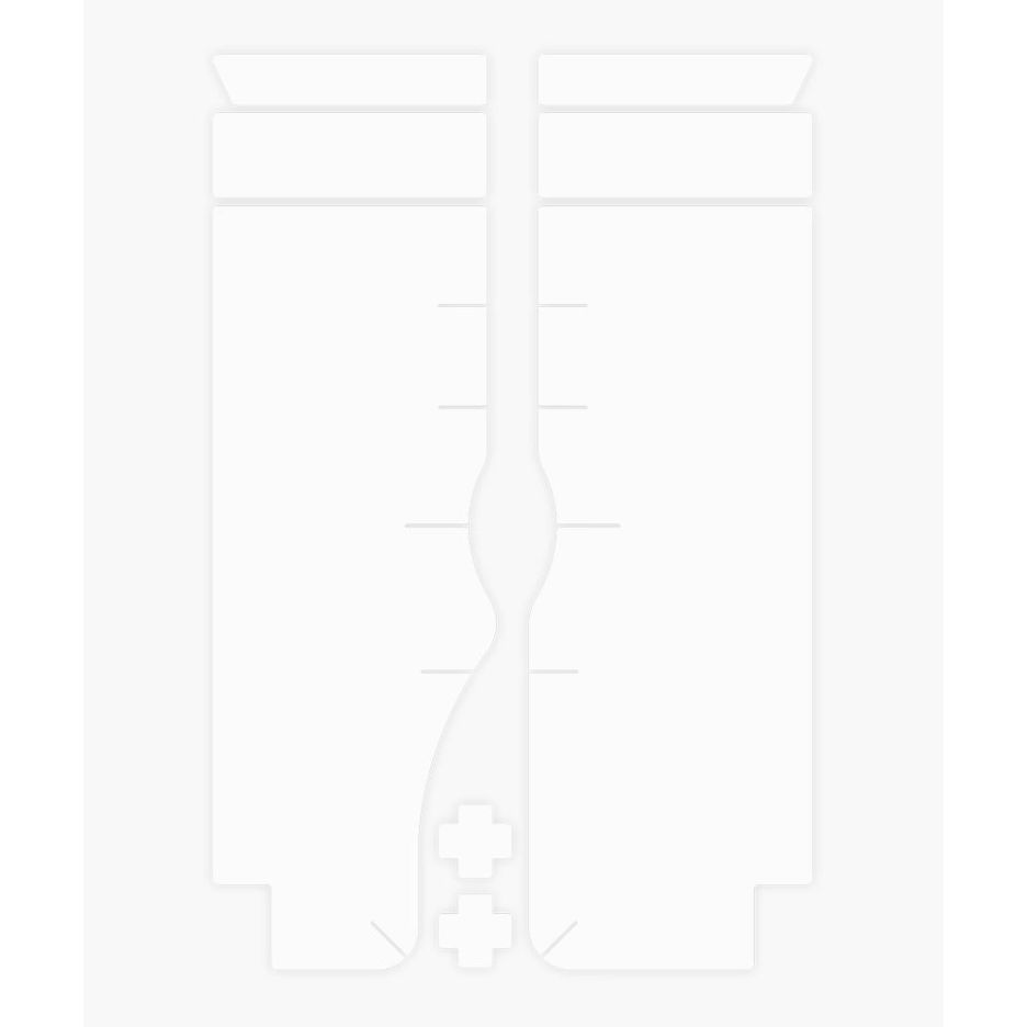 Set stickere protectie furca Muc-Off Fork Protection Kit Clear Gloss