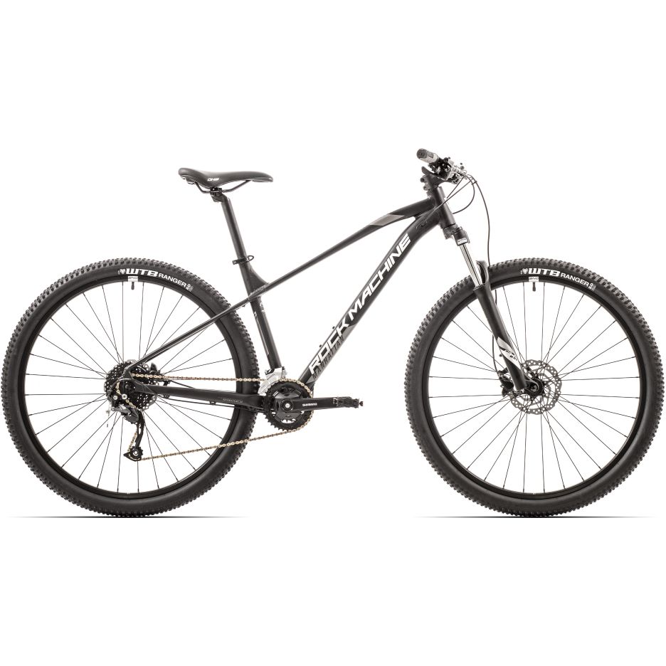 Bicicleta Rock Machine Manhattan 90-29 29 Matte Black/Silver/Silver 19.0 - (L)